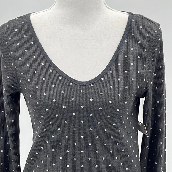 We The Free Desperate Polka Dot Thermal Top - NEW - Size Small - Picture 4 of 8